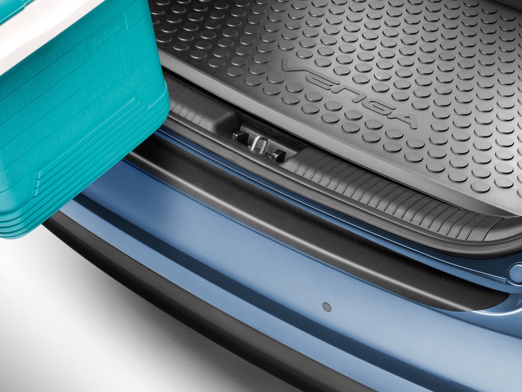 Rear bumper protection foil, black KIA Accessoires