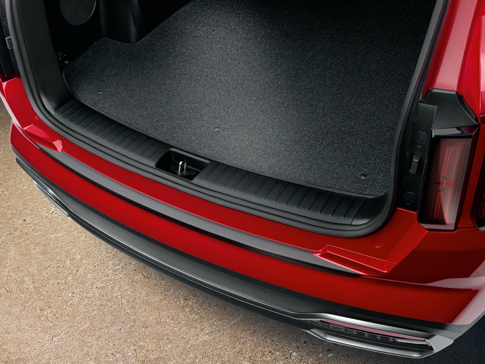 Rear bumper protection foil, black KIA Accessoires