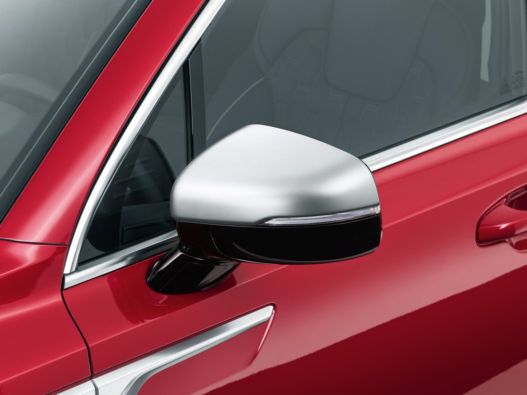 Door mirror caps, satin chrome KIA Accessoires